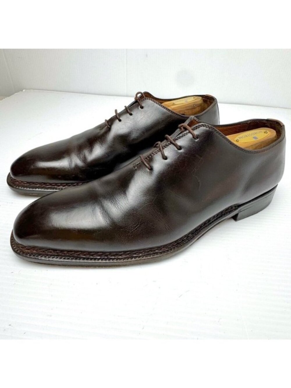 BONTONI De La Ville lace-up brown shoes 13 - Picture 4 of 12